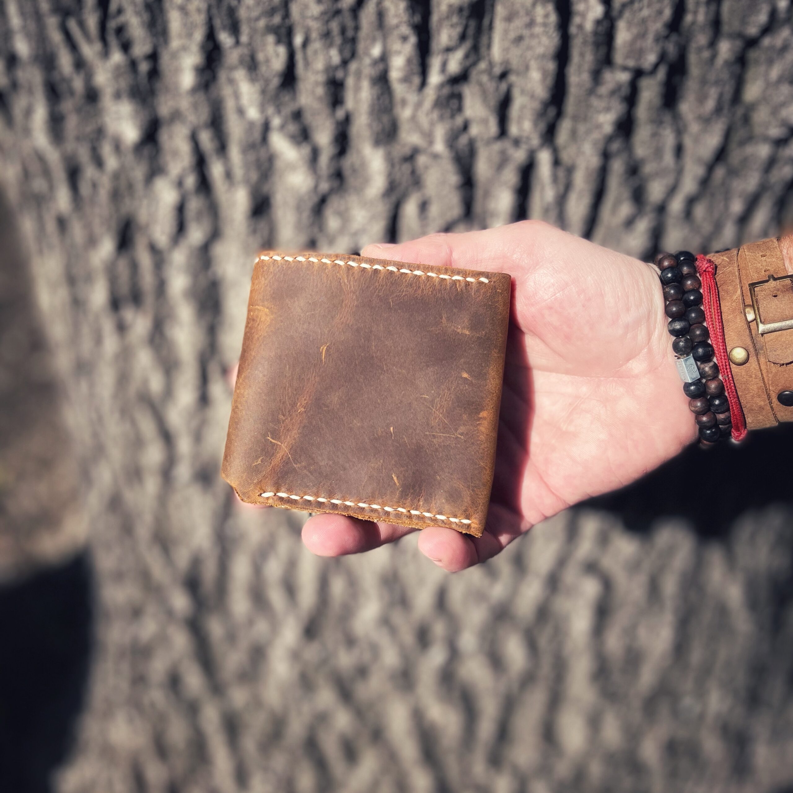 Кожен портфейл Бездивен Vintage закопчаване с магнит  |  Аутлет