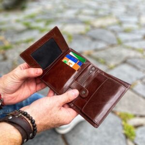 Кожен портфейл Вихрен с RFID защита  |  Кожени портфейли