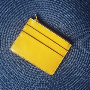 Кожен калъф за карти и документи Селимица Yellow Limited  |  Калъфи за карти и документи