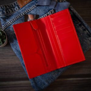 Кожен портфейл Черни връх Red  Limited  |  Дамски портмонета