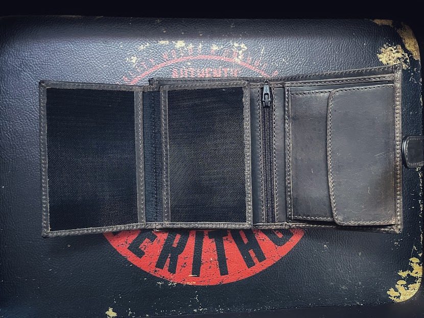 Кожен портфейл Вихрен Vintage с външно закопчаване с RFID защита  |  Кожени портфейли
