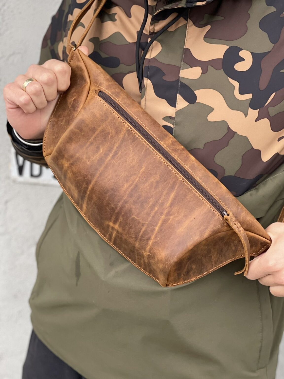 Мъжка кожена чанта Конгур  |  Лимитирана колекция