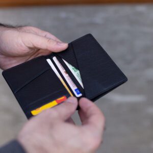 Кожен портфейл Вежен с RFID защита White exclusive  |  Кожени портфейли