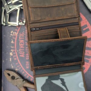 Кожен портфейл Вихрен с RFID защита Dark Vintage Limited  |  Кожени портфейли