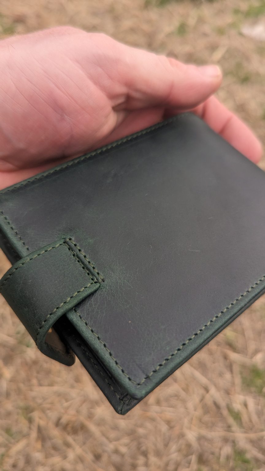 Кожен портфейл Ботев RFID защита Vintage green limited  |  Кожени портфейли