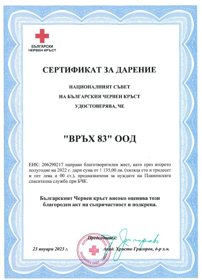 2022-second-1 ‣ ВРЪХ-VRH